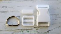20mm white buckle sets 